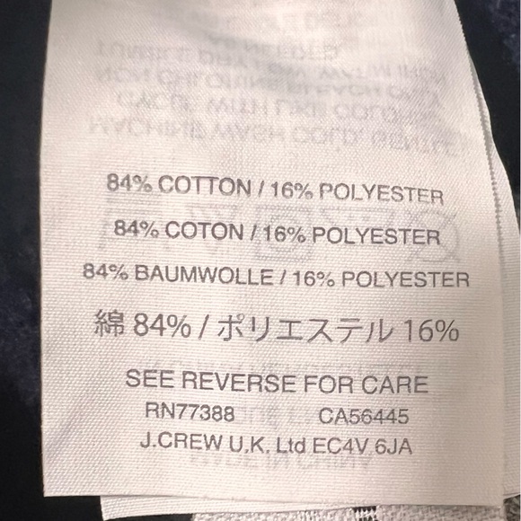 J. Crew Fleece-lined Sweatshirt Long-sleeve Crewneck in Gray, XS - Picture 7 of 10